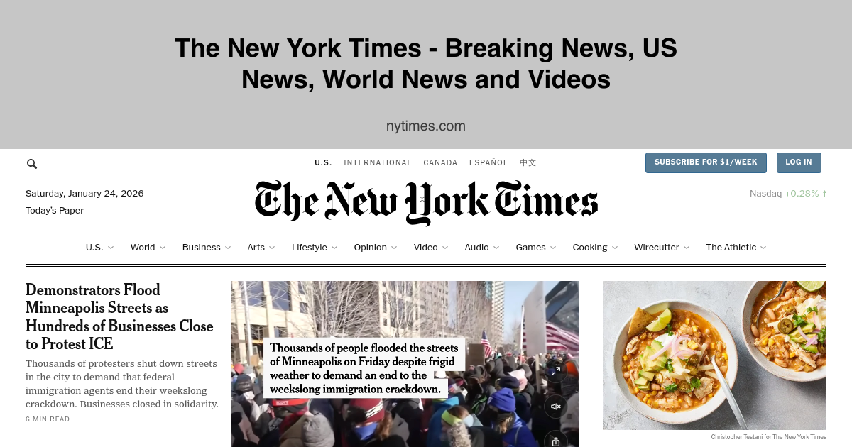 nytimes.com with MyOG.social
